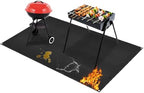 Under Grill Mat for Outdoor Grilling, 70 x 48 inches Double-Sided Fireproof by Unknown