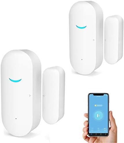 2-Pack WiFi Door and Window Sensors, Tuya Smart Alarm - Image 7