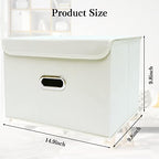 STOREONE Fabric Storage Cube Bins Foldable Organizer Container Collapsible - Image 2