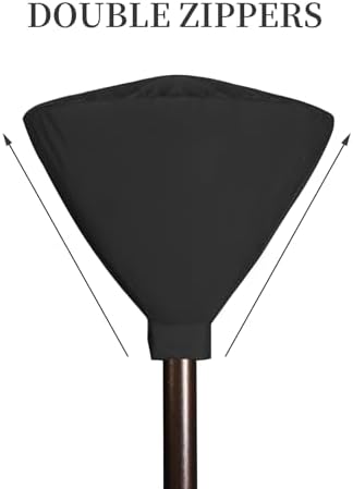 Easy-Going Patio Heater Head Cover, Outdoor Round 34"D Heater Cover - Image 4