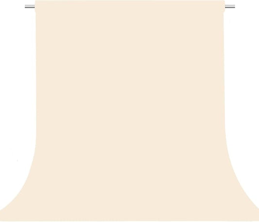 Cream Photography Backdrop for Photoshoot, Photo Backdrop Curtain, Perfect by TERSUM