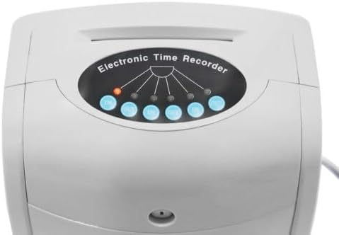 Time Clock Punch Card Employee Attendance Machine LCD Display Check- in Machine - Image 7