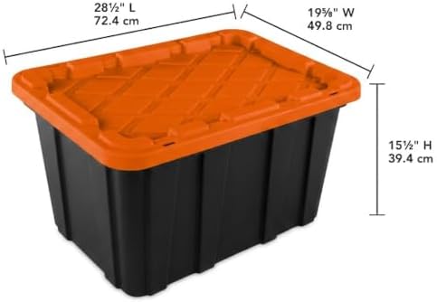 Sterilite 6 Pack 27 Gal Industrial Storage Tote - Image 3