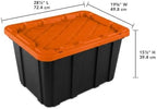 Sterilite 12 Pack 27 Gal Industrial Storage Tote - Image 3