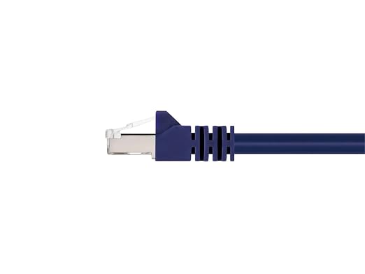 Monoprice Cat6A 3ft Purple Patch Cable Double Shielded 26AWG 10G Pure Bare - Image 2