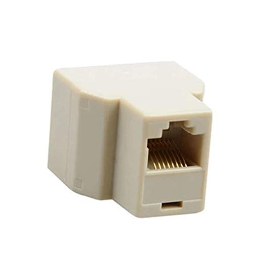 VizGiz 4 Pack RJ45 Splitter Connector Adapter 1 to 2 Female Port Plug 3 Way CAT - Image 5