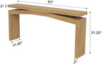 Epecoya Wooden Extra Long Console Tables - Image 2