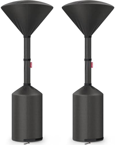 QH.HOME Patio Heater Cover, Waterproof Tear-Resistant 2p-89"x 33"x19" by QHHOME