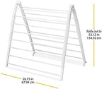 Whitmor Spacemaker Folding Drying Rack, Freestanding Indoor Clothes Dryer - Image 3
