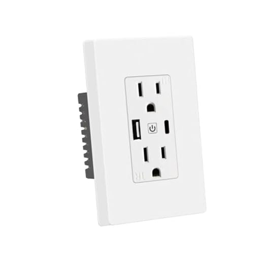 Zigbee Wall outlet with USB | One Controlled | One Always On | Compatibile with by PrakritiSmart