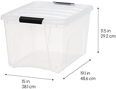 IRIS USA 35 Qt. Letter/Legal File Box - Image 2