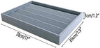 Premium Quality Grey Velvet Stackable Organizer Tray Earrings Jewelry Storage - Image 5