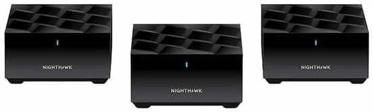 Netgear MK73-100NAR Nighthawk Dual-Band AX3000 3-Pack 3Gbps WiFi 6 Mesh System by Amazon+Renewed