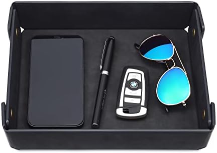 CASIRENA Faux Leather Valet Tray Organizer by CASIRENA