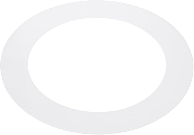 PATIKIL 4.5" ID 6.3" OD Plastic Trim Ring, Ceiling Light Goof Rings Matte by PATIKIL
