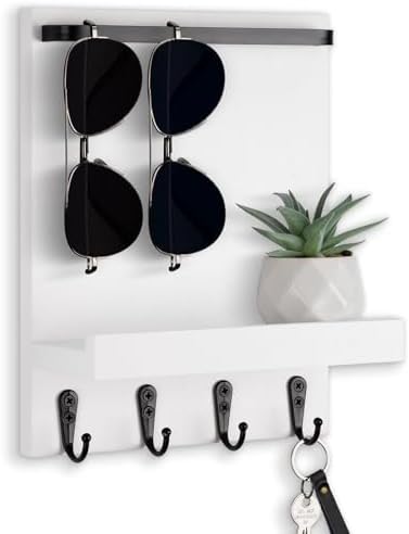Key Holder Wall Mount, Key and Sunglasses Holder by Lucundm