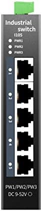 STEAMEMO 5-Port Industrial Ethernet Switch | DIN-Rail Mount | 100Mbps Ports + - Image 6