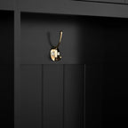 Quarte Hall Tree with Bench, Enclosed Storage, 4 Hooks - Image 6