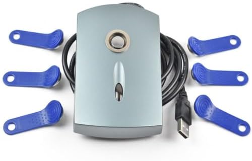 DS1990A TM iButton Reader USB Plug and Play Reader +5pcs TM1990A-F5 Key Cards - Image 2