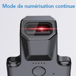 Eyoyo Bluetooth Back Clip Phone Barcode Scanner, 1D 2D QR Wireless Bar Code - Image 9