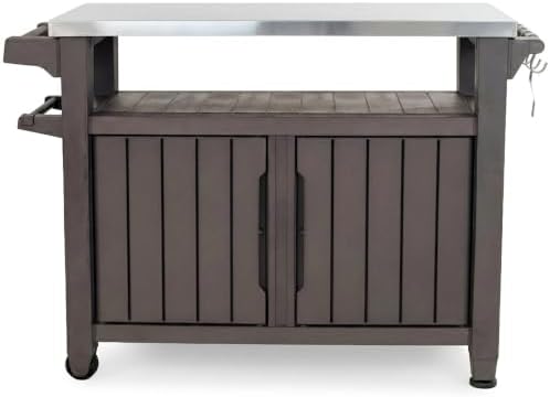 Keter Outdoor Rolling Table Cart by Unknown