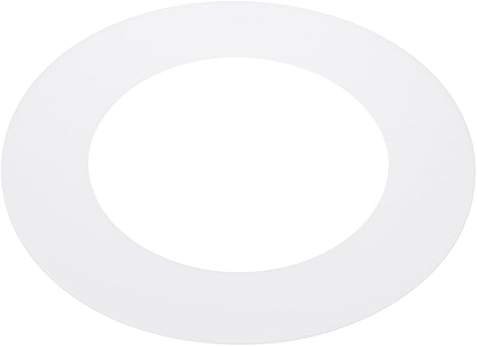 PATIKIL 5" ID 7.5" OD Plastic Trim Ring, Ceiling Light Goof Rings Matte by PATIKIL