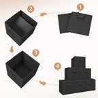 STORAGE MANIAC Storage Cubes, 11 Inch 6 Pack Collapsible Fabric Shelf Bins - Image 6