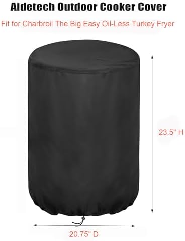 Outdoor Fryers Cover for Charbroil The Big Easy Oil-Less - Image 2