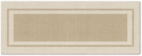 Artoid Mode Beige Absorbent Rectangle Non-Skid Doormat, Home Mats Non Slip by ArtoidMode
