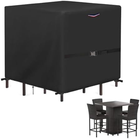 Outdoor Waterproof Dining Table Bar Set Cover by Yourpatiocoverexpert