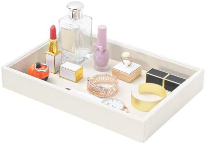 Bedside Organizer Tray, Desktop Storage Tray by FocusOnJewelryDisplay