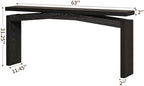Epecoya 63-Inch Black Console Tables - Image 2