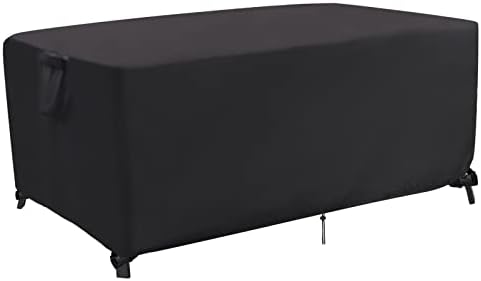 Patio Furniture Set Cover for 64 Inch Rectangle Outdoor Dining Table by Jungdaoutdoorfurniturecover