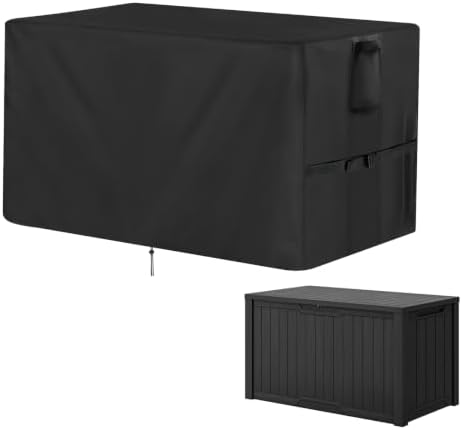 Outdoor Storage Box Cover for 100 Gallon Deck Box by Jungdaoutdoorfurniturecover