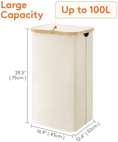 Lifewit 105L Large Laundry Basket - Image 4