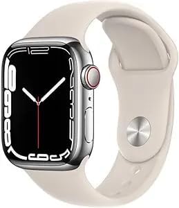 Apple Watch Series 7 Silver Stainless Steel Case - Image 3