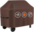 Perfect Grill Cover for Outdoor Grills Waterproof Rip-Proof Weather Resistant by HAZBEN