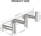 VAEHOLD Silvery Hat and Coat Wall Mount Rack - Image 4