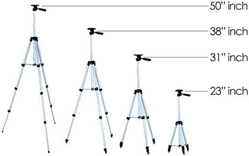Acuvar 50" Aluminum Camera Tripod Stand - Image 6