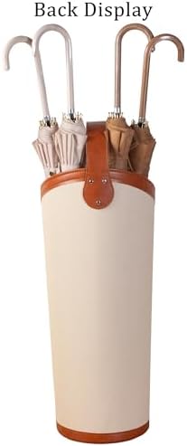Artificial Leather Tall Umbrella Holer Rack Entryway Indoor - Image 4