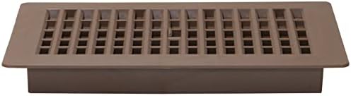 Decor Grates PL410-OB 4-Inch by 10-Inch Plastic Floor Register, Oak Brown - Image 3