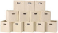 Foldable cube storage bins, Fabric Storage Box Cubes Organizer Baskets by HEAYEEG