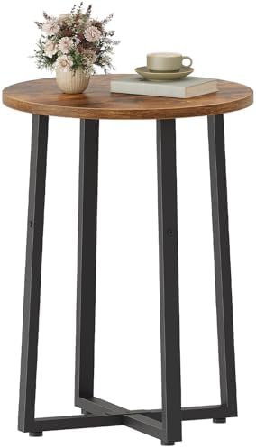 HOOBRO Side Table, Round End Accent Table by HOOBRO