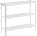 HOOBRO 29.5" Narrow Console Table, 3 Tier Entryway Table, Thin Sofa Table by HOOBRO