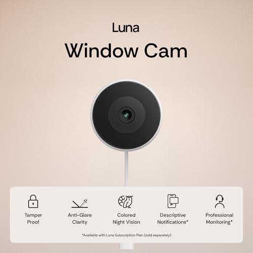 Luna 2K Indoor Cameras for Home Security and Window Camera, Smart AI - Image 3