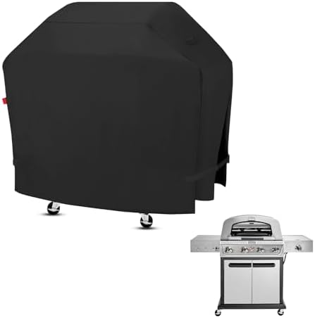 Outdoor Grill Cover Fits Cuisinart Propel+ 4-Burner 3-in-1 Gas Grill CGG-6331 by CoverGeny