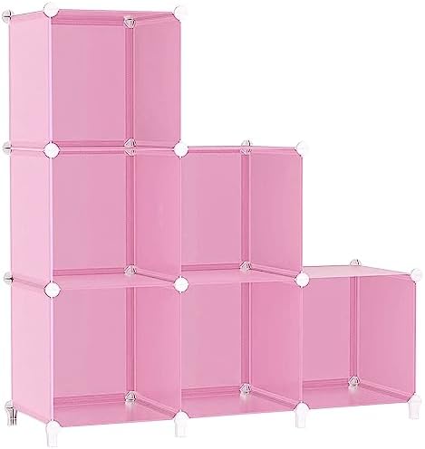 AWTATOS Cube Storage Organizer, Closet Organizers, 6 Cube Shelf by AWTATOS