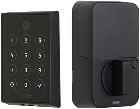 Emtek EMP21211US19 Empowered2 Electronic Touchscreen/Fingerprint Key Free Entry by Emtek