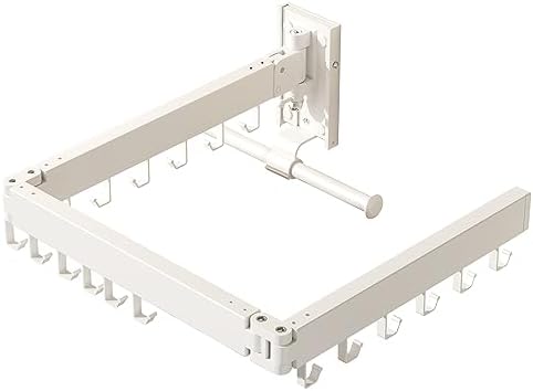 HEILAIYI Wall Mounted Clothes Hanger, Clothes Drying Rack, Laundry Drying Rack - Image 7