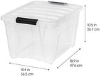 IRIS USA 4-Pack 32 Quart Storage Bins - Image 2